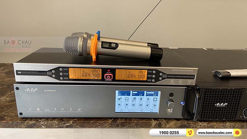 Lắp đặt dàn karaoke gia đình anh Hưng 