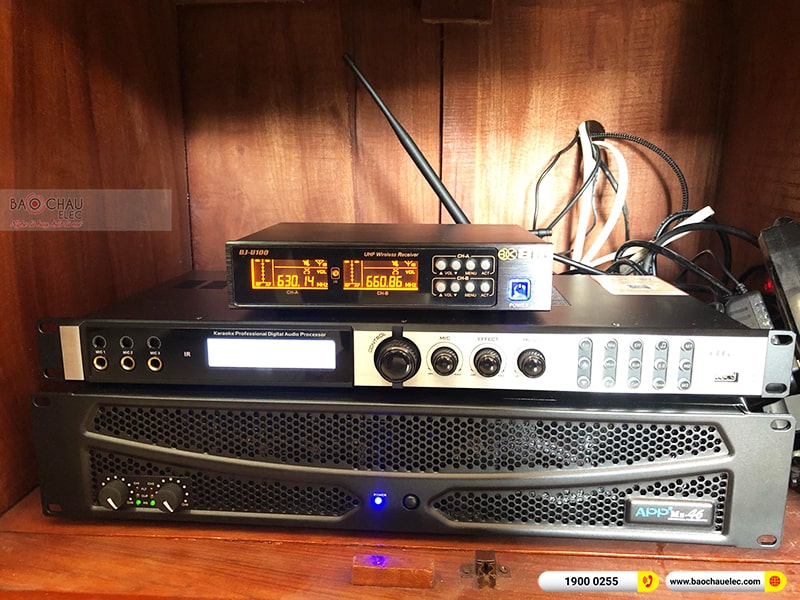 Lắp đặt dàn karaoke trị giá gần 40 triệu cho anh Khánh tại Hải Phòng (BMB CSN 510SE, APP MZ-46, X6 Luxury, BJ-W25A, BJ-U100)