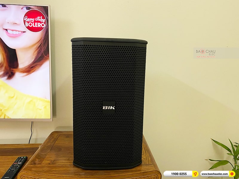 Lắp đặt dàn karaoke trị giá hơn 30 triệu cho anh Mạnh tại Hải Phòng (BIK BSP 410II, BIK BJ-A88, BIK BJ-W25A, BIK BJ-U500)