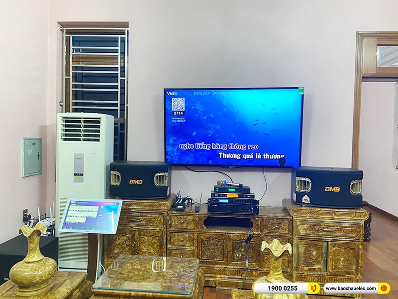 Lắp đặt dàn karaoke trị giá khoảng 70 triệu cho anh Phúc tại Hải Phòng (BMB CSV 900SE, VM840A, X5 Plus, BJ-W35, UGX12 Gold,…) 