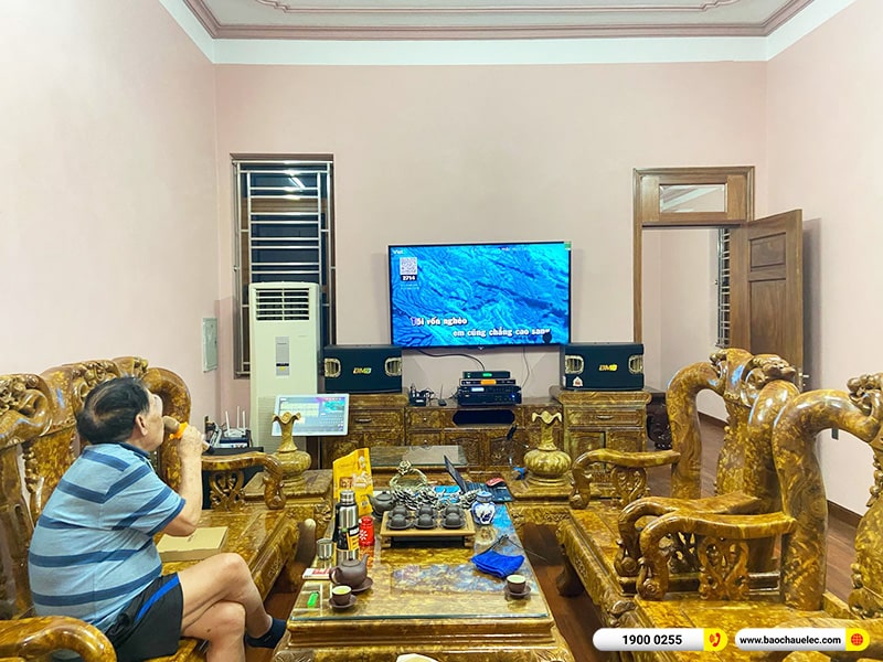 Lắp đặt dàn karaoke trị giá khoảng 70 triệu cho anh Phúc tại Hải Phòng (BMB CSV 900SE, VM840A, X5 Plus, BJ-W35, UGX12 Gold,…) 