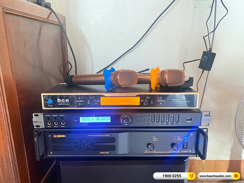 Lắp đặt dàn karaoke trị giá gần 50 triệu cho anh Thuận tại Hải Phòng (JBL MTS12, VM620A, KP600, SW612B, UGX12 Gold)