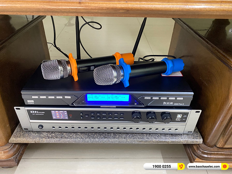 Lắp đặt dàn karaoke trị giá hơn 30 triệu cho anh Tiến tại Hải Phòng (BMB 880SE, BKSound DP-3600 New, SW512B, U900 Plus X) 