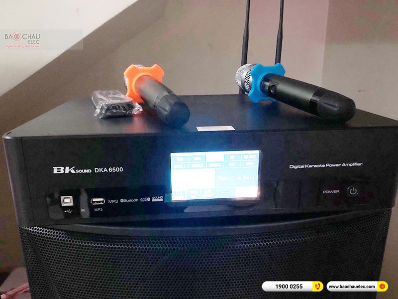 Lắp đặt dàn karaoke trị giá hơn 20 triệu cho anh Tuấn tại Hải Phòng (BMB CSN 510SE, BKSound DKA 6500)