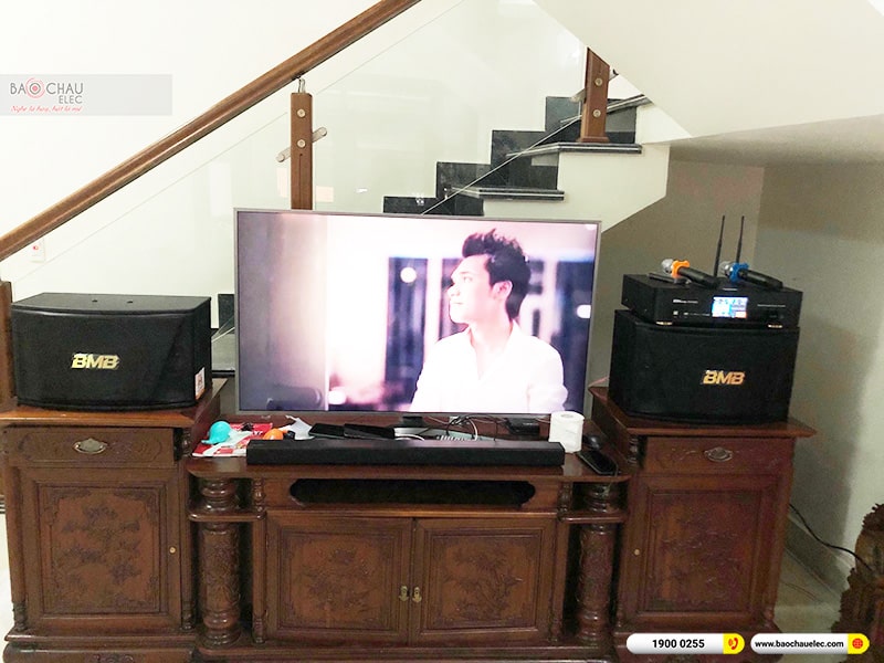 Lắp đặt dàn karaoke trị giá hơn 20 triệu cho anh Tuấn tại Hải Phòng (BMB CSN 510SE, BKSound DKA 6500)