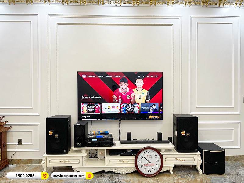 Lắp đặt dàn karaoke trị giá gần 60 triệu cho chú Tuấn tại Hải Phòng (BMB CSS 1212SE, VM620A, X5 Plus, Pasion 12SP, U900 Plus X) 