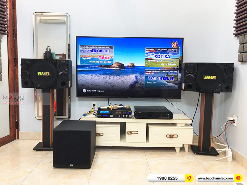 Lắp đặt dàn karaoke gia đình anh Cường