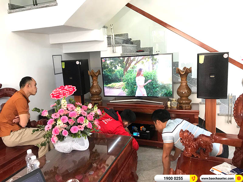 dàn karaoke cho gia đình anh Thao ở Thủy Nguyên, Hải Phòng 