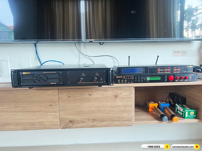 Lắp đặt dàn karaoke trị giá hơn 40 triệu cho chị Thu tại Hải Phòng