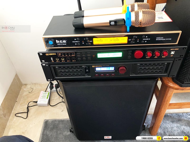 Lắp đặt dàn karaoke trị giá hơn 60 triệu cho anh Hào tại Hải Phòng
