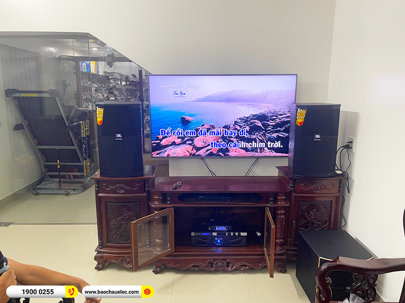 Lắp đặt dàn karaoke trị giá hơn 70 triệu cho anh Mạnh tại Hải Phòng (JBL XS12, Crown Xli2500, KX180A, A120P, VM300) 