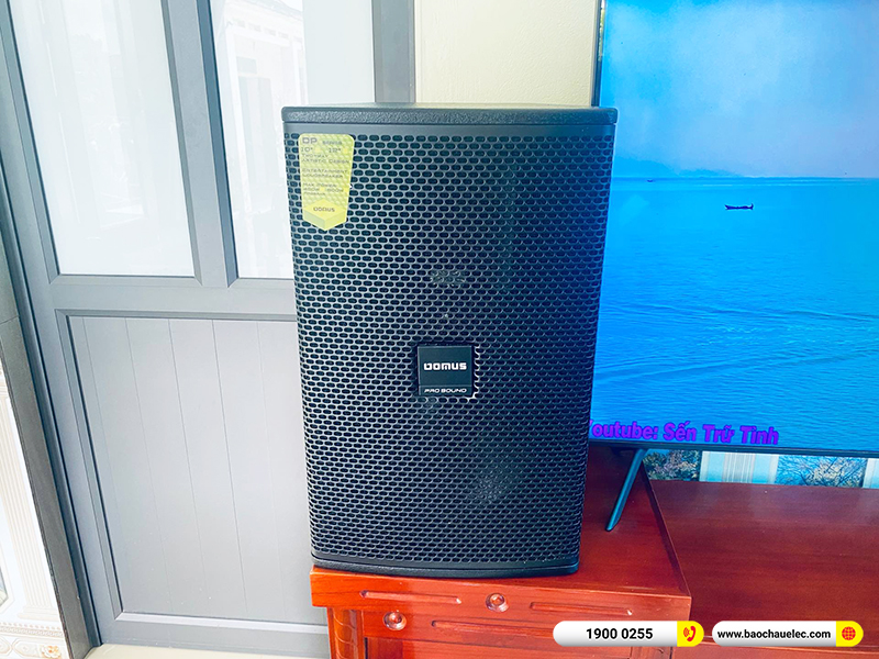 Lắp đặt dàn karaoke trị giá gần 30 triệu cho chị Mến tại Hải Phòng (Domus DP6120 Max, BKSound DP3600 New, SW612C, U900 Plus X)