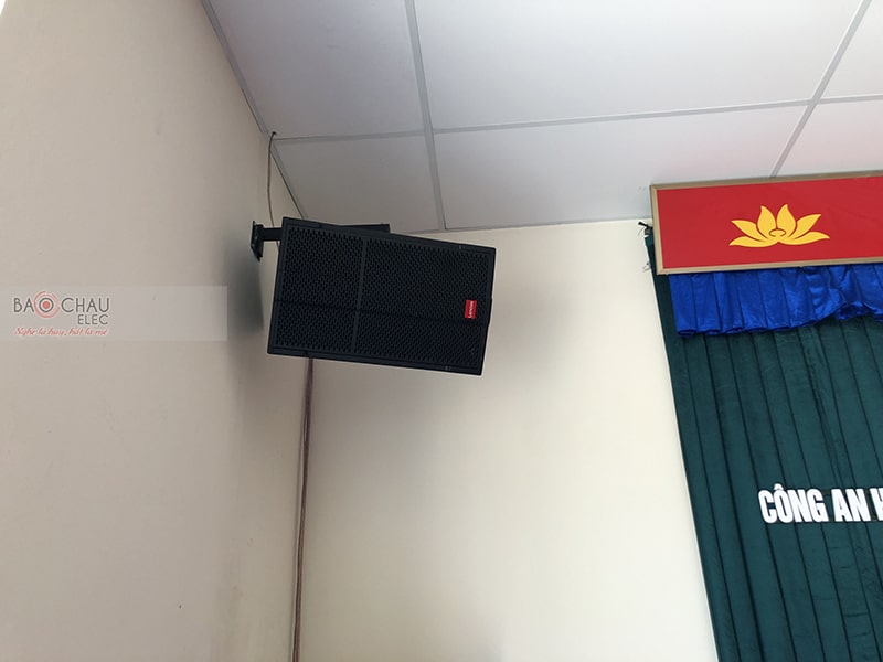Lắp đặt dàn âm thanh hội trường Công An huyện Kiến Thuy - Hải Phòng