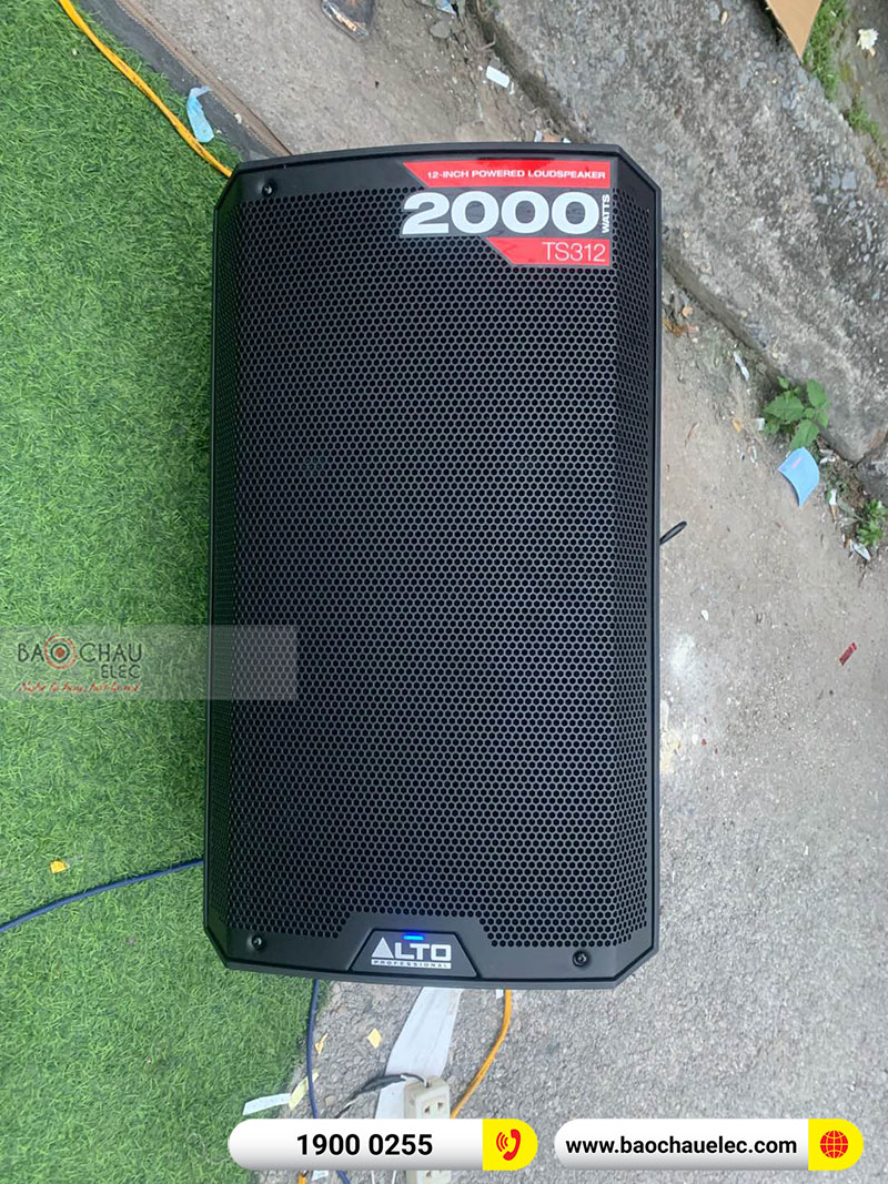 Lắp đặt dàn âm thanh đám cưới line Array DMX tại Hải Phòng 