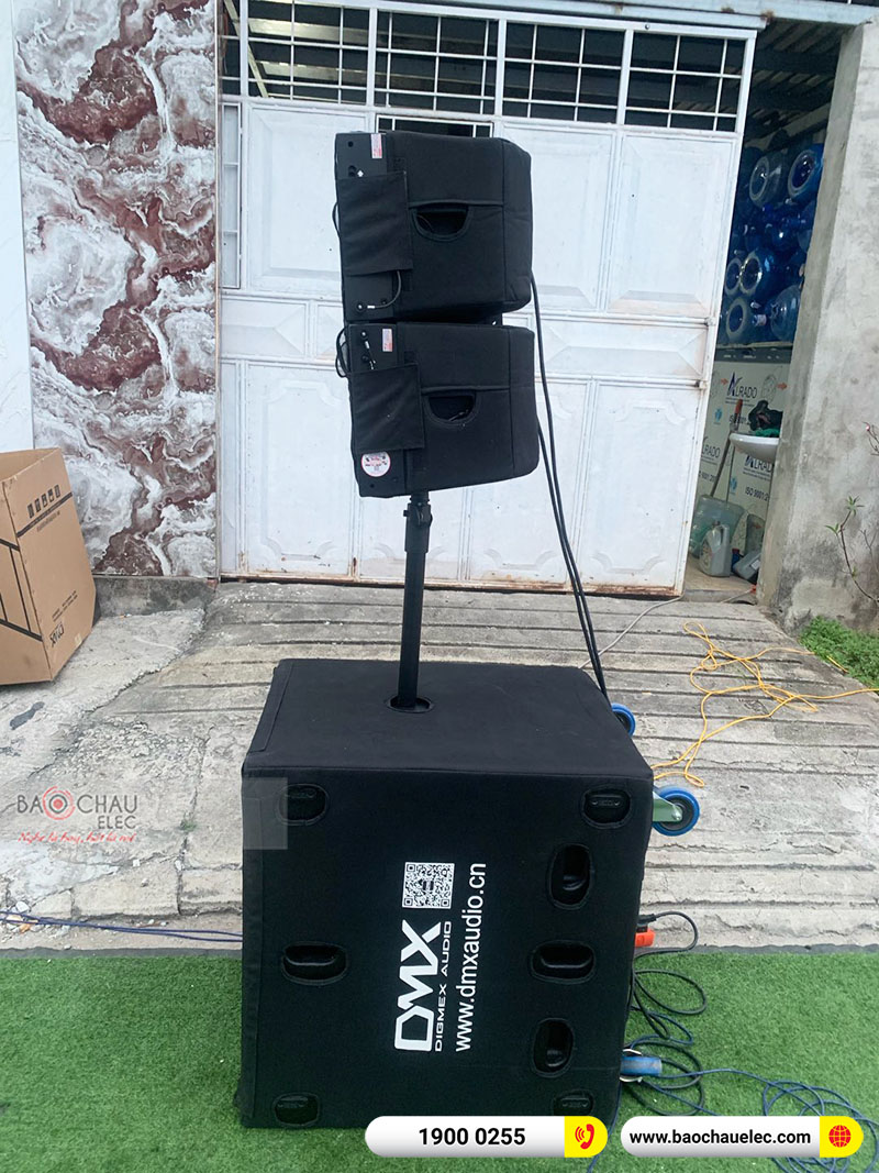 Lắp đặt dàn âm thanh đám cưới line Array DMX tại Hải Phòng 