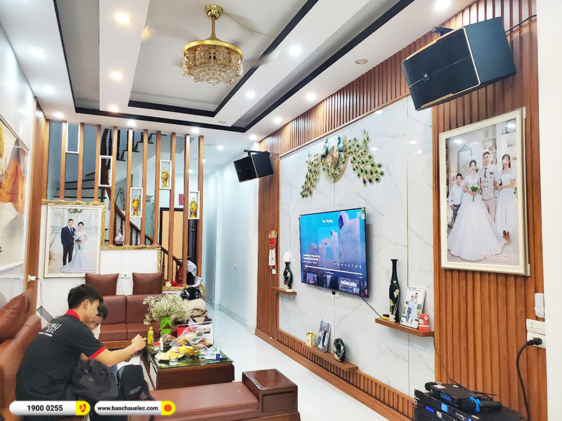 Lắp đặt dàn karaoke trị giá hơn 50 triệu cho anh Bắc tại Hà Nội (JBL Pasion 12, BPA-6200, KX180A, Pasion 12SP, VM200, BKSound M8) 