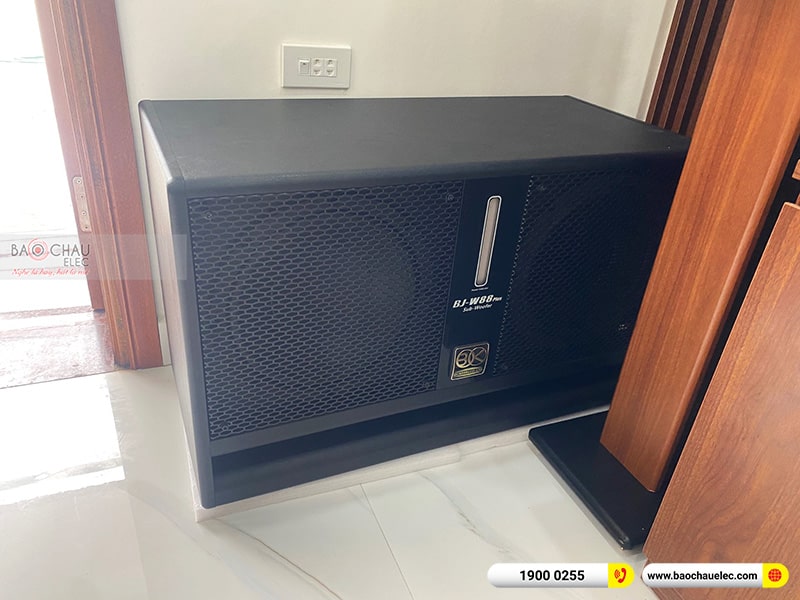 Lắp đặt dàn karaoke trị giá hơn 50 triệu cho anh Chung tại Hải Phòng (BIK BSP 412II, VM840A, BPR-5600, BJ-W88 Plus, BJ-U500)