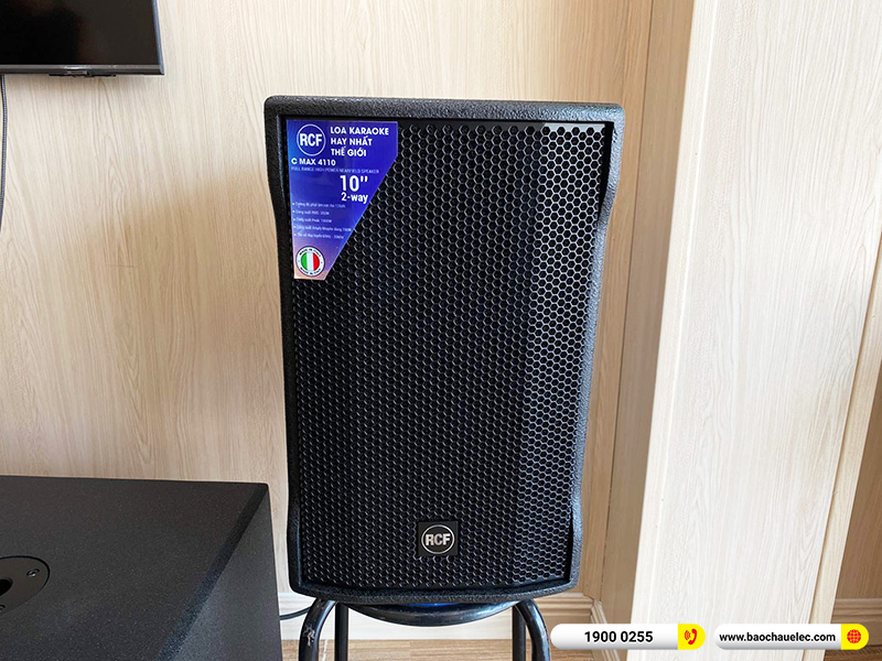 Lắp đặt dàn karaoke trị giá gần 90 triệu cho anh Cường tại Hải Phòng (RCF CMAX 4110, Crown T5, KX180A, TS312S, VM200)