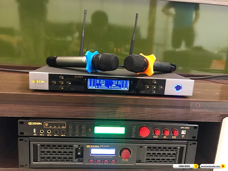 Lắp đặt dàn karaoke trị giá hơn 40 triệu cho anh Hải tại Hải Phòng (BIK BSP 412II, BPa-6200, BPR-5600, BJ-W25A, BJ-U500)