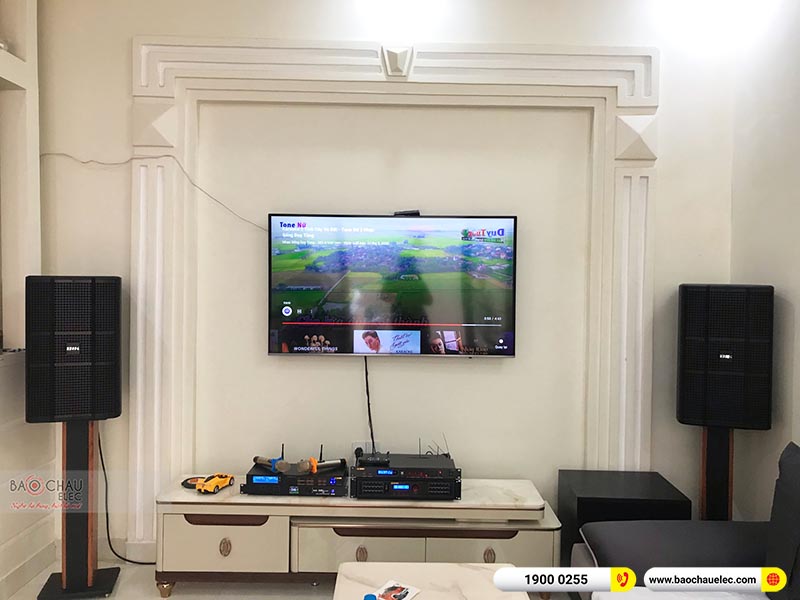 Dàn karaoke gia đình anh Hải