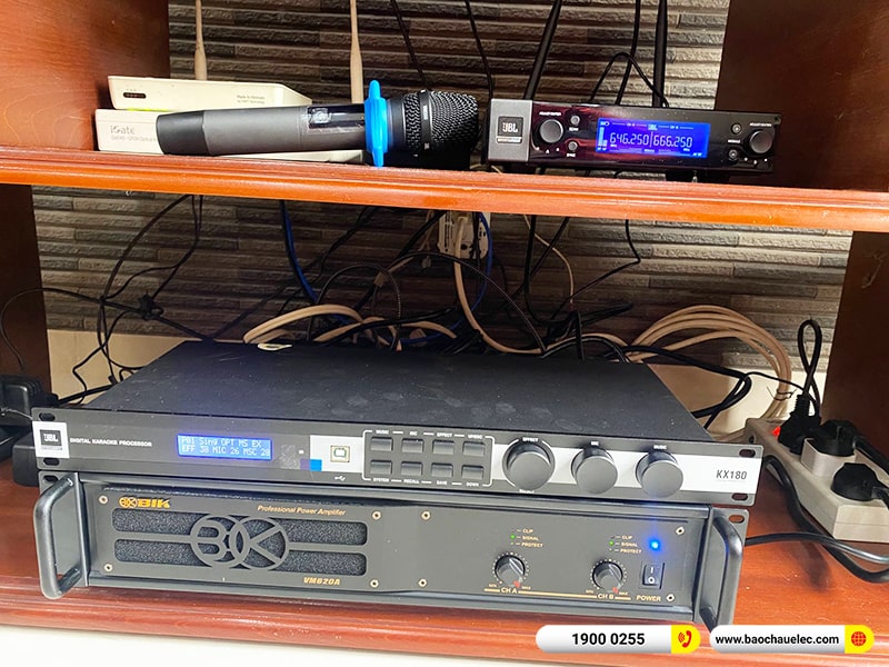 Lắp đặt dàn karaoke trị giá hơn 50 triệu cho anh Hiền tại Hải Phòng (JBL Pasion 12, VM620A, KX180A, Pasion 12SP, JBL VM200) 