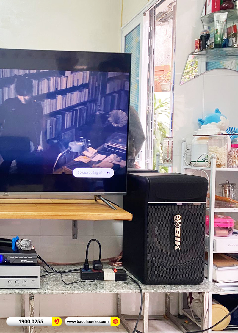 Lắp đặt dàn karaoke trị giá khoảng 20 triệu cho anh Hiếu tại Hải Phòng (BIK BJ-S886, BKSound DP4500, U900 Plus X) 