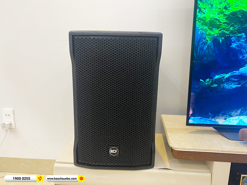 Lắp đặt dàn karaoke trị giá khoảng 80 triệu cho anh Hùng tại Hải Phòng (RCF CMAX 4110, RCF IPS 2700, BPR-8500, UGX12 Gold) 