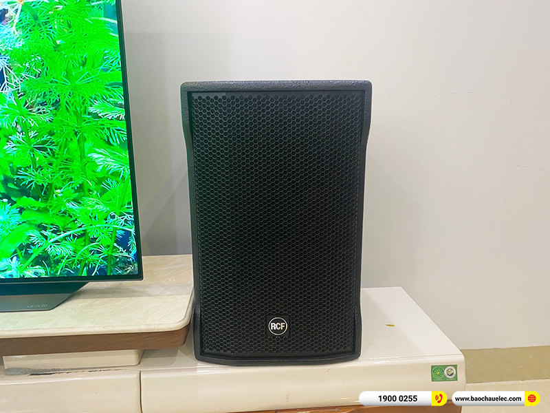 Lắp đặt dàn karaoke trị giá khoảng 80 triệu cho anh Hùng tại Hải Phòng (RCF CMAX 4110, RCF IPS 2700, BPR-8500, UGX12 Gold) 
