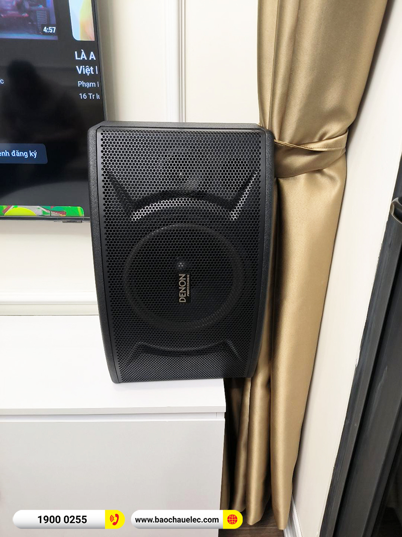 Lắp đặt dàn karaoke trị giá hơn 13 triệu cho anh Mạnh tại Hà Nội (Denon DP-C10, BKSound DKA 5500)
