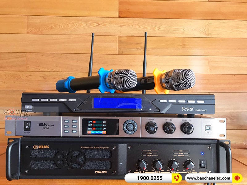C&ocirc;ng tr&igrave;nh lắp đặt Micro kh&ocirc;ng d&acirc;y BCE U900 Plus X (New 2021) cho gia đ&igrave;nh anh Phố tại Hải Ph&ograve;ng