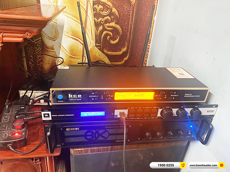 Lắp đặt dàn karaoke trị giá hơn 40 triệu cho anh Quân tại Hải Phòng (BMB CSV 900SE, VM840A, KX180A, UGX12 Gold) 