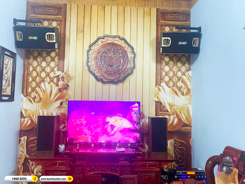 Lắp đặt dàn karaoke trị giá hơn 40 triệu cho anh Quân tại Hải Phòng (BMB CSV 900SE, VM840A, KX180A, UGX12 Gold) 