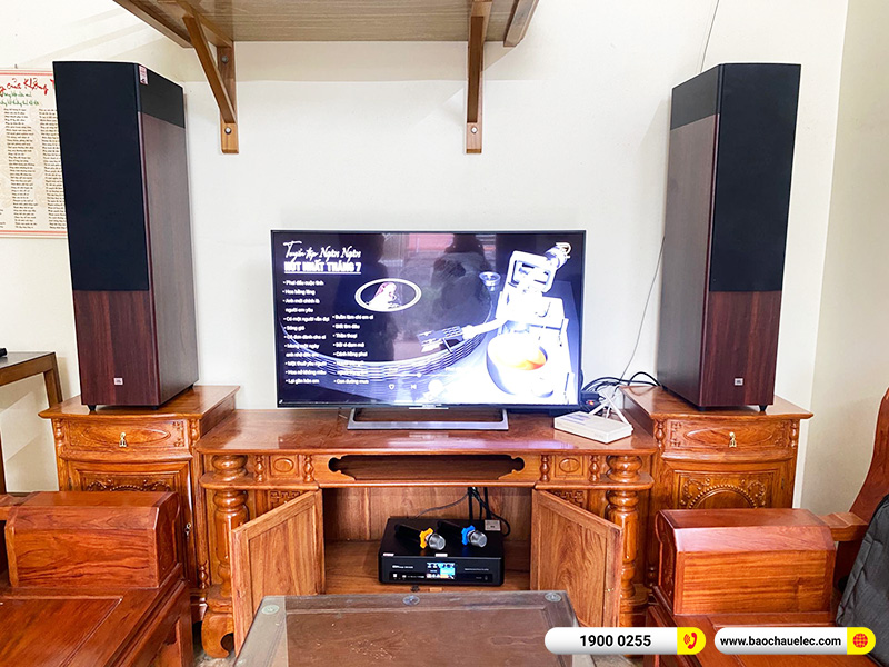 Lắp đặt dàn nghe nhạc, karaoke JBL 30tr cho anh Quảng tại Hải Phòng (JBL Stage A190, BKSound DKA 6500)