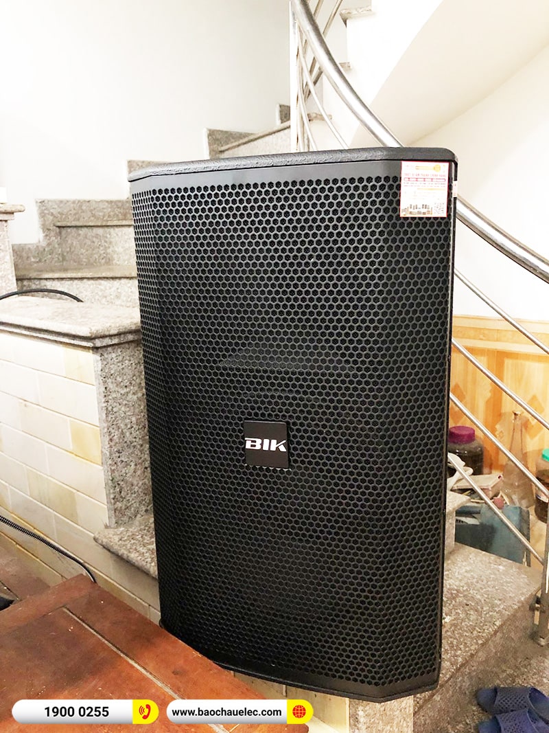 Lắp đặt dàn karaoke trị giá gần 50 triệu cho anh Sỹ tại Hải Phòng (BIK BSP 412II, BIK VM630A, BIK BPR-5600, BJ-W66 Plus, BIK BJ-U600)