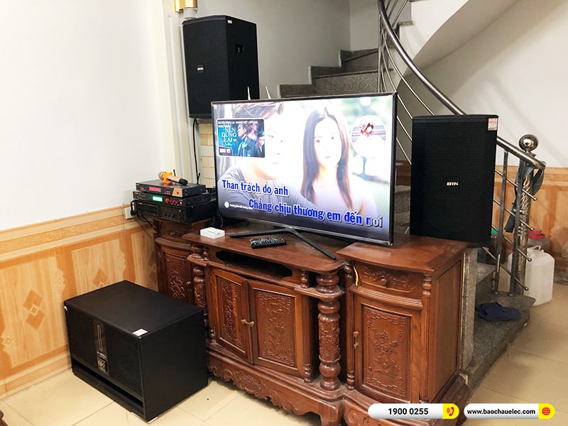 Lắp đặt dàn karaoke trị giá gần 50 triệu cho anh Sỹ tại Hải Phòng (BIK BSP 412II, BIK VM630A, BIK BPR-5600, BJ-W66 Plus, BIK BJ-U600)