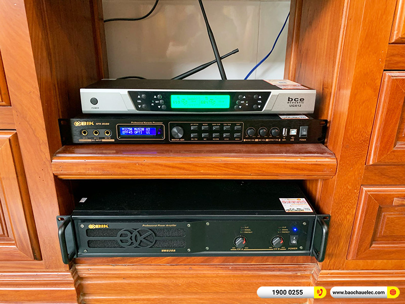 Lắp đặt dàn karaoke trị giá gần 50 triệu cho anh Trí tại Tiền Giang (JBL Pasion 12, VM620A, BPR-8500, A120P, BCE UGX12) 