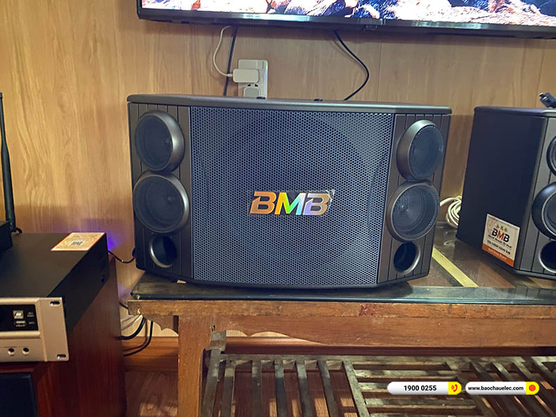 Lắp đặt dàn karaoke BMB hơn 30tr cho anh Tuấn ở Hải Phòng (BMB CSD 880SE, BKSound DP3600 New, SW312, BIK BJ-U100)