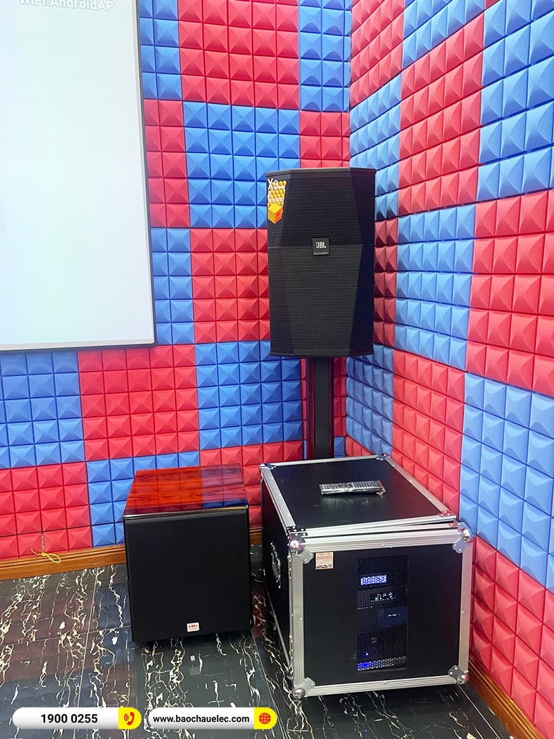Lắp đặt dàn karaoke trị giá hơn 120 triệu cho chị Hiếu tại Hải Phòng (JBL XS15, IPS 3700, K9900II Luxury, SW815, VM300, K-Plus 6T, Màn 22 inch,…) 