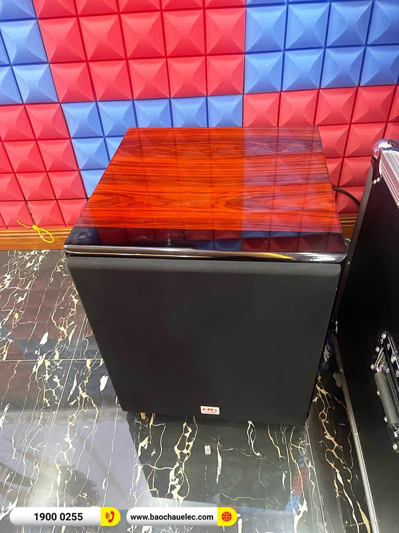 Lắp đặt dàn karaoke trị giá hơn 120 triệu cho chị Hiếu tại Hải Phòng (JBL XS15, IPS 3700, K9900II Luxury, SW815, VM300, K-Plus 6T, Màn 22 inch,…) 