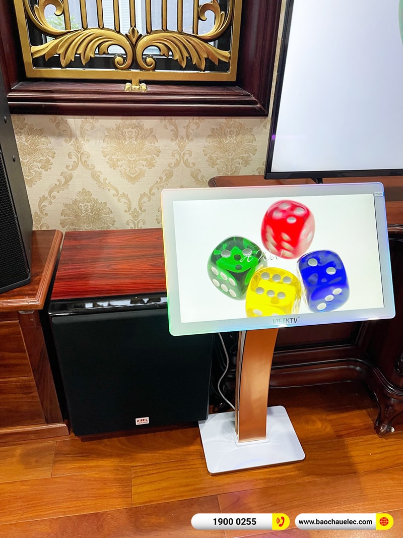Lắp đặt dàn karaoke trị giá hơn 100 triệu cho chị Hiếu tại Hải Phòng (JBl XS15, Crown Xli3500, K9900II Luxury, SW815, VM300,…) 