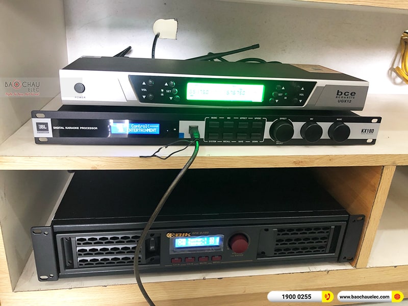 Lắp đặt dàn karaoke trị giá hơn 50 triệu cho chị Hoạt tại Hải Phòng (BMB CSS 1212SE, BPA-8200, KX180A, Klipsch R120SW) 