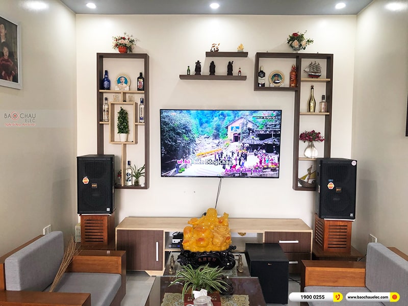 Lắp đặt dàn karaoke trị giá hơn 50 triệu cho chị Hoạt tại Hải Phòng (BMB CSS 1212SE, BPA-8200, KX180A, Klipsch R120SW) 