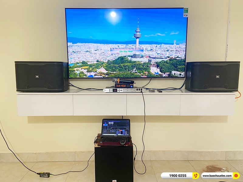 Lắp đặt dàn karaoke trị giá khoảng 20 triệu cho chị Huyền tại Hải Phòng (JBL RM210, DSP-9000 Plus, SW312, BJ-U100) 