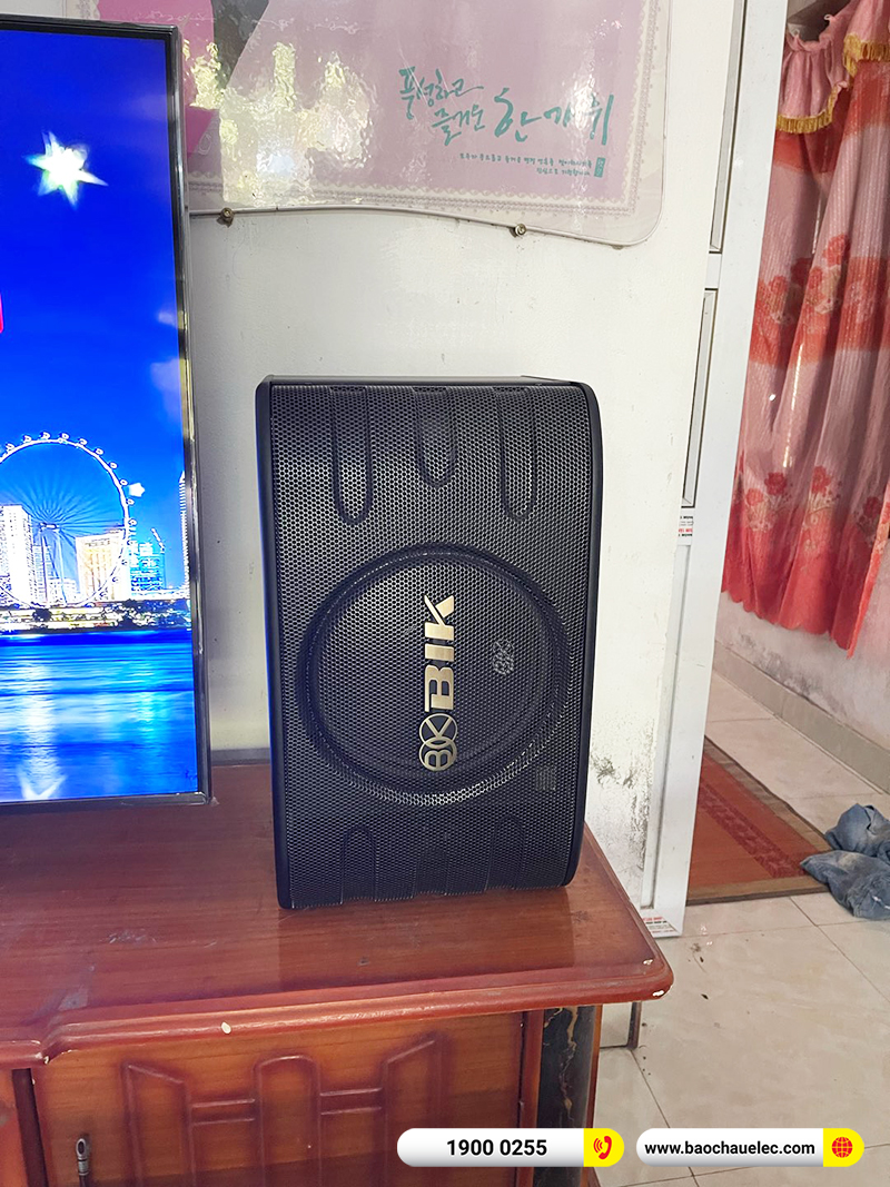 Lắp đặt dàn karaoke trị giá gần 20 triệu cho chị Nhữ tại Hải Phòng (BIK BJ-S668, APP Mz-46, DSP-9000 Plus, U900 Plus Ver 2)