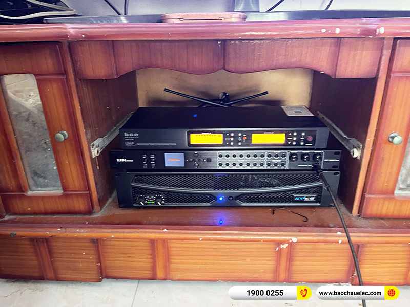 Lắp đặt dàn karaoke trị giá gần 20 triệu cho chị Nhữ tại Hải Phòng (BIK BJ-S668, APP Mz-46, DSP-9000 Plus, U900 Plus Ver 2)