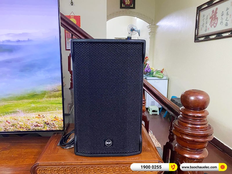 Lắp đặt dàn karaoke trị giá hơn 120 triệu cho chị Thủy tại Hải Phòng (RCF CMAX 4112, IPS 3700, KX180A, A120P, K-Plus 4T, Màn 22inch) 