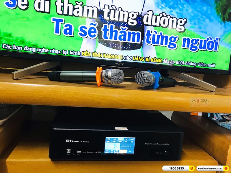 Lắp đặt dàn karaoke trị giá hơn 20 triệu cho chị Thủy tại Hải Phòng