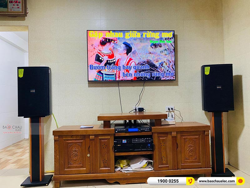 Dàn karaoke gia đình chú Đạt