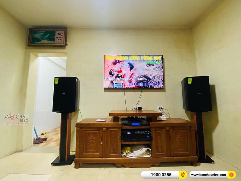 Dàn karaoke gia đình chú Đạt