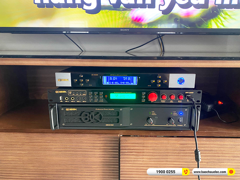 Lắp đặt dàn karaoke trị giá hơn 50 triệu cho chú Kỳ tại Hải Phòng (JBL CV1570, VM820A, BPR-5600, SW815, BJ-U500)